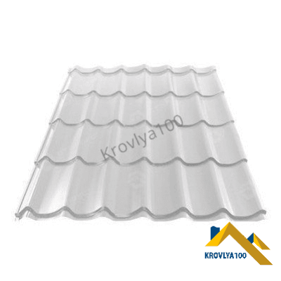 Металочерепиця Monterrey Ral 9003 біла глянцева