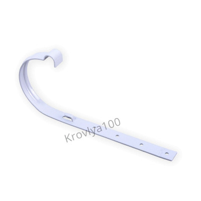 Кронштейн ринви стальний RainWay  білий 90/130