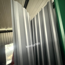 Профнастил двосторонній універсальний 2 м 0.47 мм Ral 7016 антрацит ПП 20 мм матовий