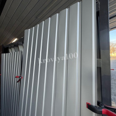 Профнастил стіновий Ral 9006 світло-сірий (металік) ПС 10 мм глянець