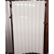 Профнастил покрівельний 2 м 0.4 мм Ral 9003 білий ПК 20 мм глянець