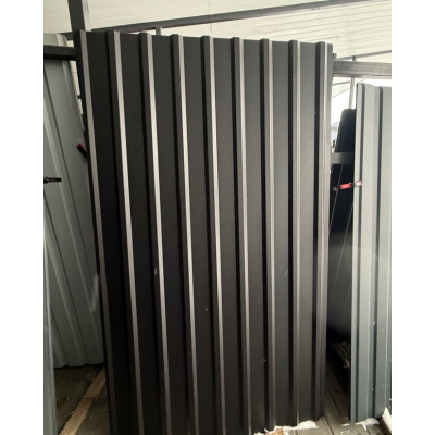 Профнастил  покрівельний 2 м 0.4 мм Ral 9005 чорний  ПК 20 мм матовий