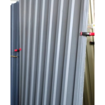 Профнастил покрівельний 0.5 мм Ral 7016 темно-сірий (антрацит) ПК 20 мм матовий