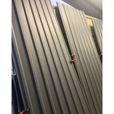 Профнастил покрівельний 2/2.25/2.5/2.75/3  м 0.3 мм Ral 7016 антрацит ПК 20 мм матовий