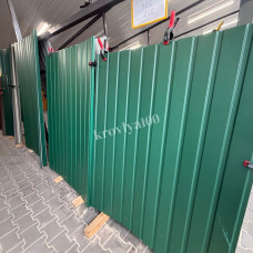 Профнастил стіновий 1.5/1.7/2 м 0.4 мм Ral 6005 зелений  ПС 10 мм матовий