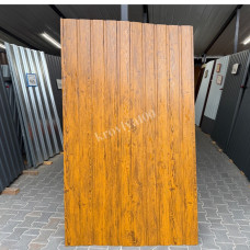 Профнастил стіновий 2 м  0.4 мм Printech Золотий Дуб 3-Д ПС 10 мм