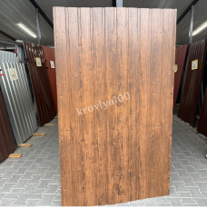 Профнастил стіновий 2 м 0.4 мм Printech Дуб Марун ПС 10 мм