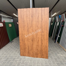 Профнастил стіновий 2 м Printech Дуб Brown  ПС 10 мм