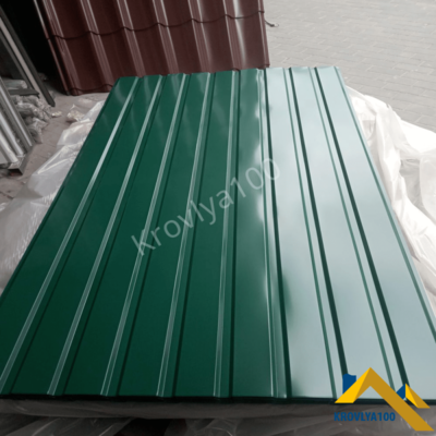 Профнастил стіновий Ral 6005 зелений ПС 10 ммглянець