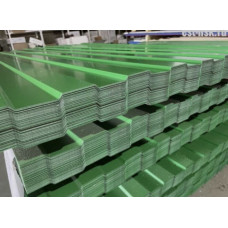 Профнастил стіновий Ral 6002 салатовий ПС 10 мм глянець